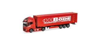 Herpa 319249 - H0 - Volvo FH GL XL Container-Sattelzug HH Bode